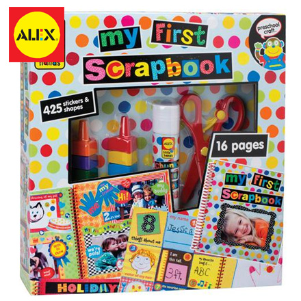 【美國ALEX】我的第一本剪貼本 / 盒