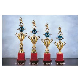 北金文具 B133-22 單柱獎盃 /座