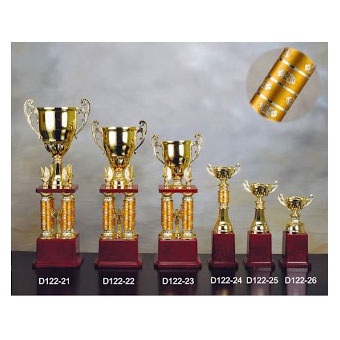 北金文具 D122-22 四柱獎盃 /座