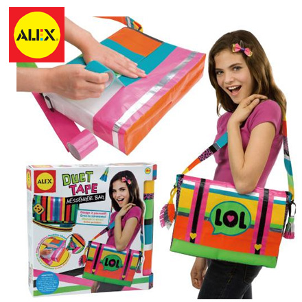 【美國ALEX】DIY彩色膠帶側背包 / 組