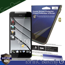 yardiX代理【美國Green Onions 抗藍光保護貼--hTC Butterfly s】過濾43%藍光螢幕保護膜 有效阻隔43%有害藍光 硬度5H