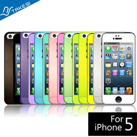yardiX代理【TAKE91 iPhoneiPhone5/5S 彩色繽紛保護貼x保護殼】就是要Apple!手機套/手機殼/保護殼/邊框