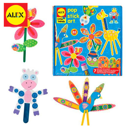 【美國ALEX】DIY可愛木棍偶 / 盒