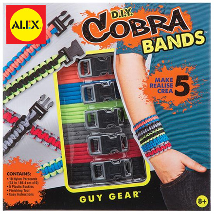 【美國ALEX】DIY帥氣酷炫手環組 / 盒