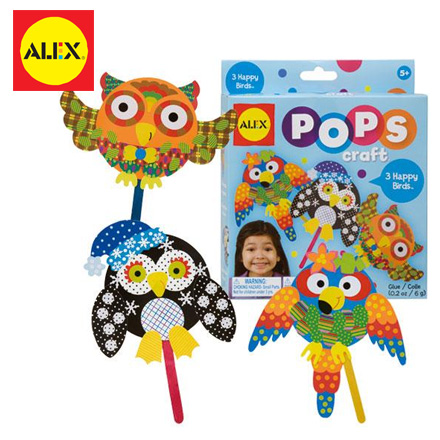 【美國ALEX】DIY快樂鳥造型材料包 / 組