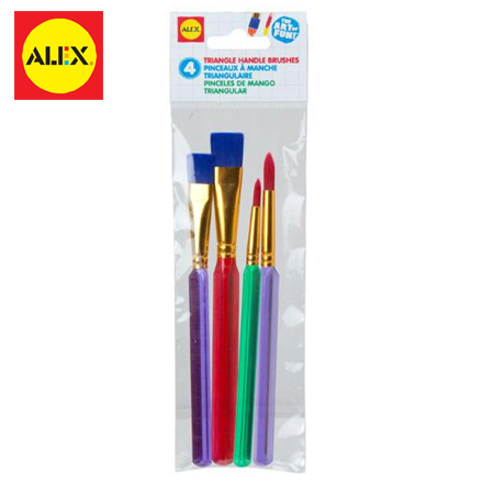 【美國ALEX】兒童三角水彩筆組(4入) / 袋