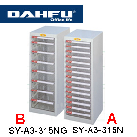 大富 SY-A3-315NG ( 耐衝級抽屜 ) 桌上型效率櫃 /  組