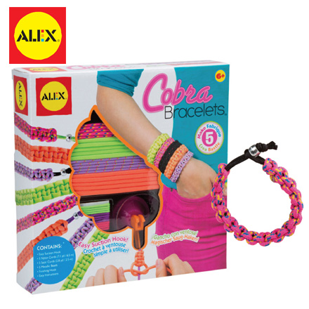 【美國ALEX】DIY時尚霓虹手環組 / 盒