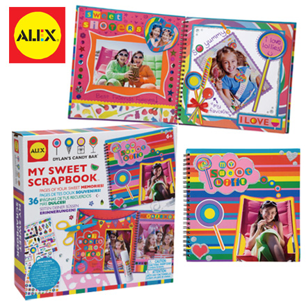 【美國ALEX】創意手作生活紀錄本-糖果 / 盒