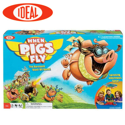 【美國Ideal】經典桌遊系列-我的豬會飛 / 盒