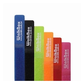 WalkBox 彩色萬用魔鬼氈式魔束帶(一包6入)-整理收納雜亂線材！