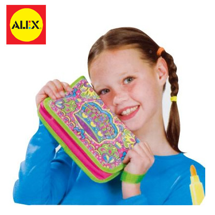 【美國ALEX】DIY彩繪隨身包(皇冠/糖果) / 組