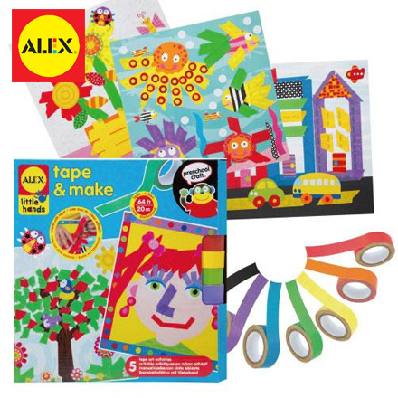 【美國ALEX】小手膠帶創意畫 / 盒