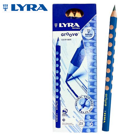 限量 【德國LYRA】Groove 三角洞洞鉛筆 (6入) / 盒