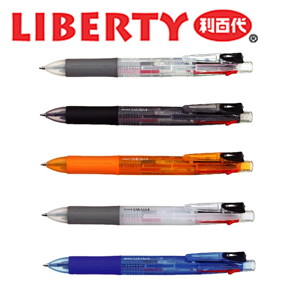 利百代 J4J1 SARASA4 四色合一鋼珠筆 / 支