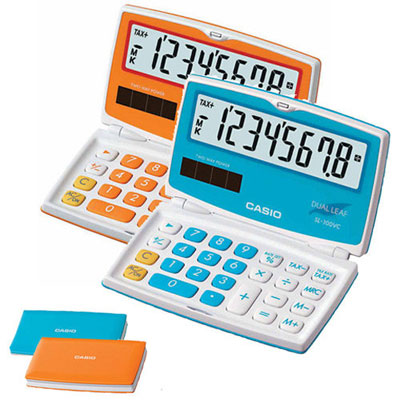 CASIO 卡西歐 SL-100NC 摺疊攜帶型計算機 (顏色隨機出貨) / 台